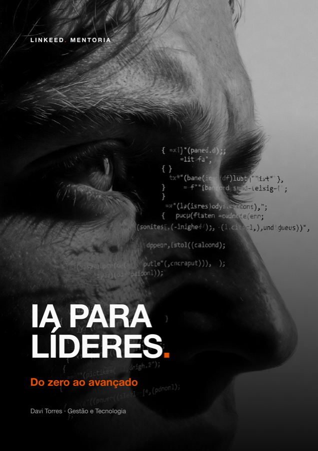 Capa do e-book IA para Líderes